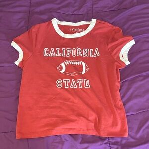 Hybrid & company Kids Red California State Tee